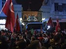 Demonstrace u nizozemského konzulátu v Istanbulu