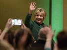 Hillary Clintonová bhem vystoupení ve mst Scranton (17. bezna 2017)