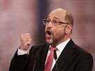Martin Schulz na nedlním sjezdu SPD (19. bezna 2017)