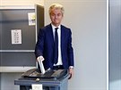 Odvolil i Geert Wilders ze Strany pro svobodu. (15. bezen 2017)