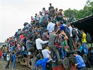 Cesta vlakem v Bangladéi