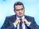 Nový místopedseda SSD a souasný praský radní Petr Dolínek v diskusním...