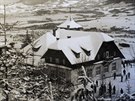 Pvodní chata na Ondejníku, postavena v roce 1907 KT Moravská Ostrava, byla...