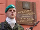 Jednoho z hrdin protinacistického odboje Václava Morávka nov v Olomouci...