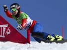 Mladá rakouská snowboardistka Daniela Ulbingová si dojela v Siee Nevad pro...