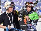Janek Ledecký a Ester Ledecká na mistrovství světa v Sieře Nevadě