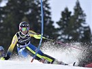 Frida Hansdotterová na trati slalomu ve Squaw Valley