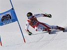 Marcel Hirscher na trati obího slalomu v Aspenu