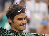 Roger Federer na turnaji v Indian Wells.