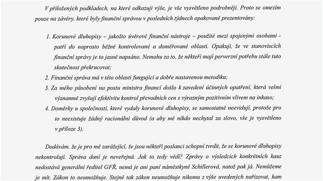 Dopis Andreje Babiše premiéru Bohuslavu Sobotkovi (str. 3)