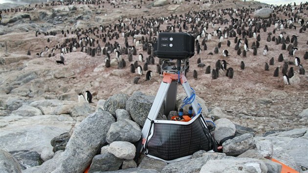 Tuci kroukov v Antarktid pobl automatick kamery, pouvan k jejich pozorovn a stn