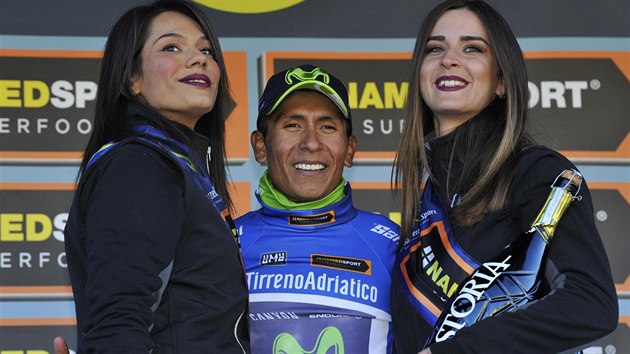 Nairo Quintana po triumfu v krlovsk etap Tirreno - Adriatico.
