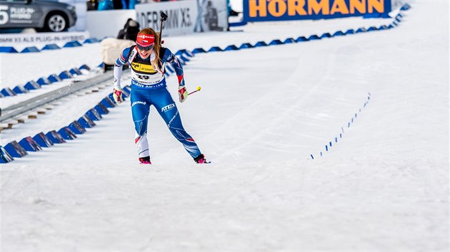 Gabriela Koukalov pijd do cle sprintu v Oslu