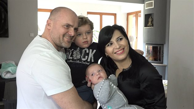 Andrea Kalivodová s rodinou
