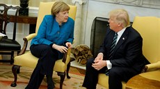Nmecká kancléka Angela Merkelová dorazila v pátek do Bílého domu na spolené...