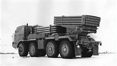 Raketomet RM-70 GRAD na podvozku Tatra 813 8x8 s pancéovanou kabinou