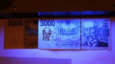 �eská národní banka (�NB) na tiskové konferenci ukázala zadr�ené pad�lané a...