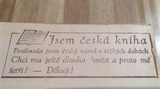 Razítko, které p�ed desetiletími v �eských knihách posilovalo národní v�domí,...