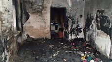 Vyho�elý d�tský pokoj v Dubenci na Trutnovsku (10.3.2017).