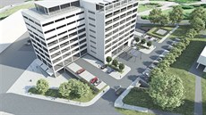 Plánovaná podoba obchodního domu Prior ve Zlín po více ne roní práci.