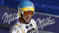 Felix Neureuther v cíli obřího slalomu v Aspenu