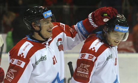 Hokejisté Olomouce v posledním utkání sezony.