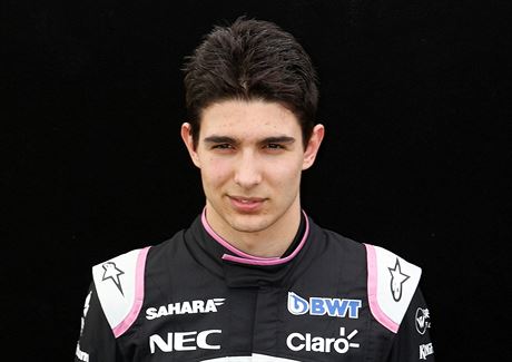 Esteban Ocon, jezdec týmu Force India.