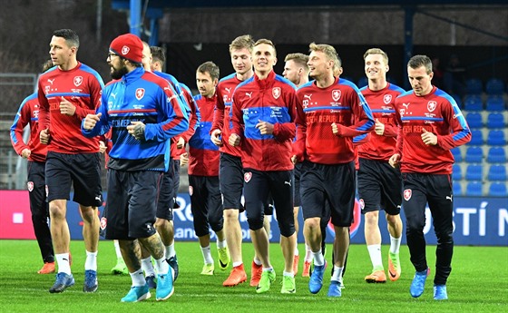 etí fotbalisté na tréninku v Ústí nad Labem.