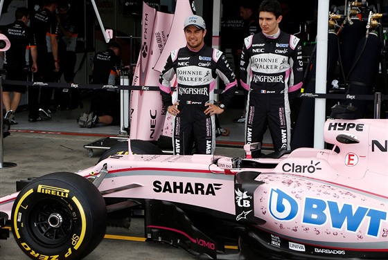 Sergio Pérez a Esteban Ocon budou hájit barvy nového týmu Racing Point Force India.