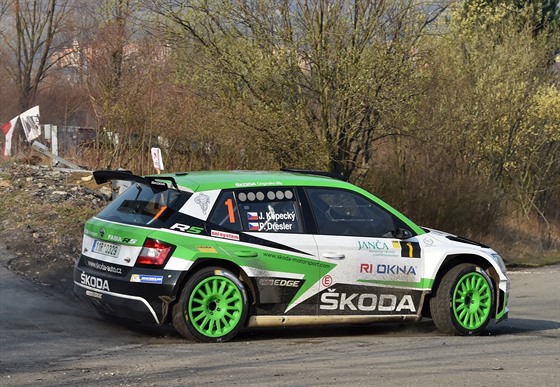 Jan Kopecký na Valaské rallye