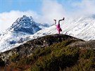 Turistická momentka poízená v norském okresu Vang