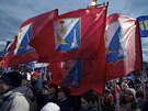 Oslavy tetího výroí anexe Krymu v Sevastopolu (18. bezna 2017)