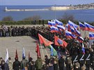 Oslavy tetího výroí anexe Krymu v Sevastopolu (18. bezna 2017)