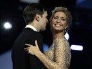Ivanka Trumpová a její manel Jared Kushner na plese ve Washingtonu (20. ledna...