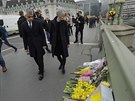 Londýnský starosta Sadiq Khan uctil památku teroristického útoku na...