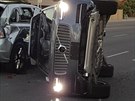 Nehoda samoízeného volva firmy Uber v arizonském Tempe (25. bezna 2017)