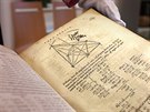 Prvn vydn slavnho dla Johannese Keplera Astronomia Nova z roku 1609 ze...