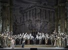 Scéna z inscenace Mozartova Idomenea v Metropolitní opee