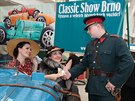 Krasavice na veteránském autosalonu classic Show Brno