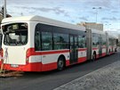 Nejdelí autobus v esku se srazil s náklaákem (20.3.2017).