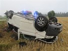 Vladimír Benda ze umperka pomohl u váné dopravní nehody osobního auta a...