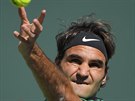 Roger Federer ve finále turnaje v Indian Wells