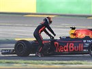 Daniel Ricciardo ze stáje Red Bull nedokonil Velkou cenu Austrálie.