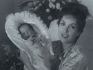 Gina Lollobrigida na zábrech agentury Reuters z roku 1957