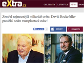 Článek na extra.cz obsahuje neověřenou informaci ze satirického webu
