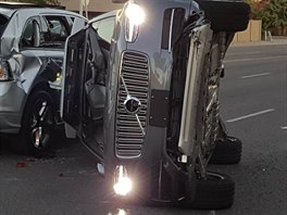 Nehoda samozenho volva firmy Uber v arizonskm Tempe (25. bezna 2017)