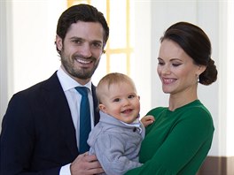 vdsk princ Carl Philip, princezna Sofia a jejich syn princ Alexander