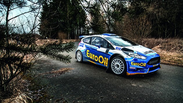 Plzesk posdka Vclav Pech - Petr Uhel se poprv v ostrm zvod pedstav s vozem Ford Fiesta R5.