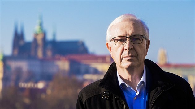 P�edseda Akademie v�d a mo�n� prezidentsk� kandid�t Ji�� Draho� na sn�mku z �nora 2017