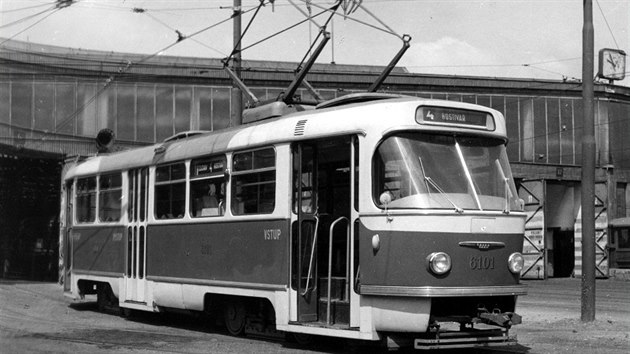 Tramvaj T3 v roce 1960.